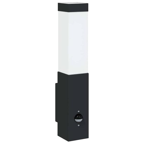 Candeeiro de parede exterior Preto 10.5 x 6 x 35 cm