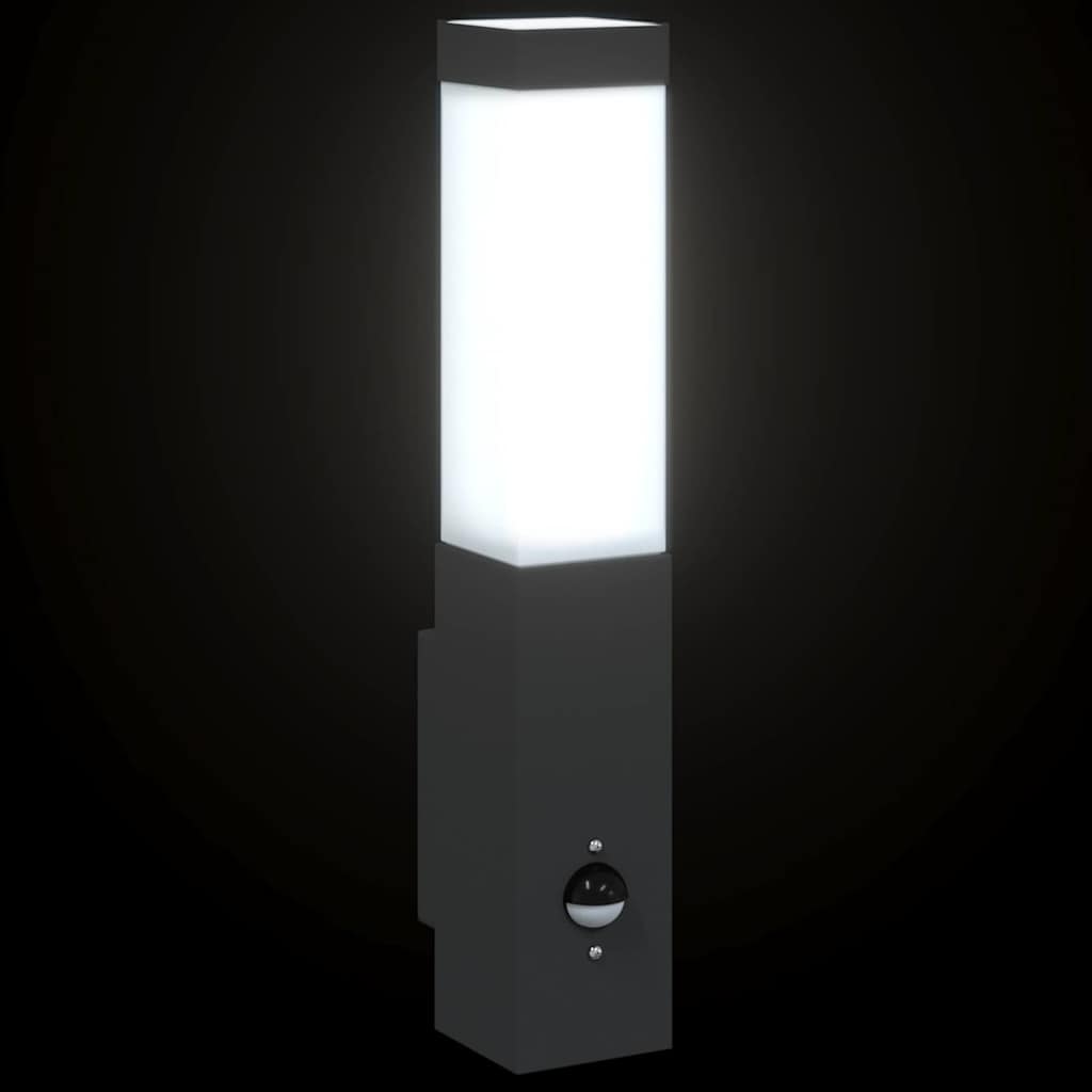Candeeiro de parede exterior Preto 10.5 x 6 x 35 cm