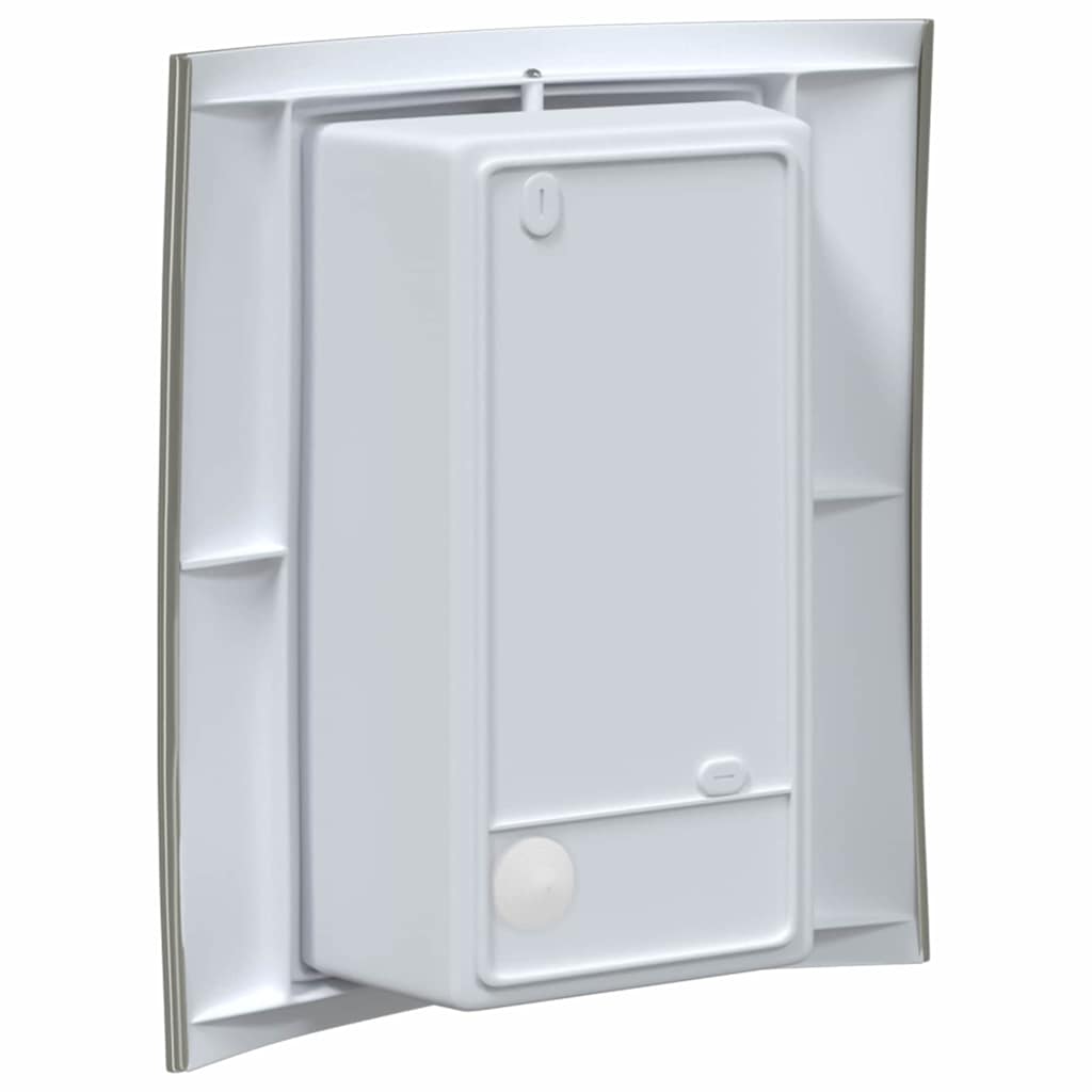 Candeeiro de parede exterior 2 pcs Prateado 23,5 x 10,5 x 26 cm