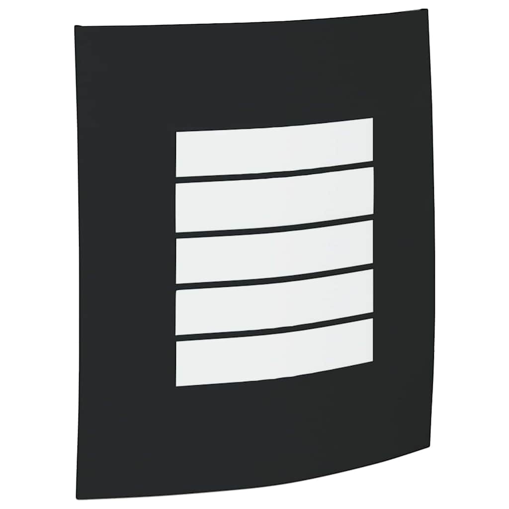 Candeeiro de parede exterior 2 pcs Preto 23,5 x 10,5 x 26 cm