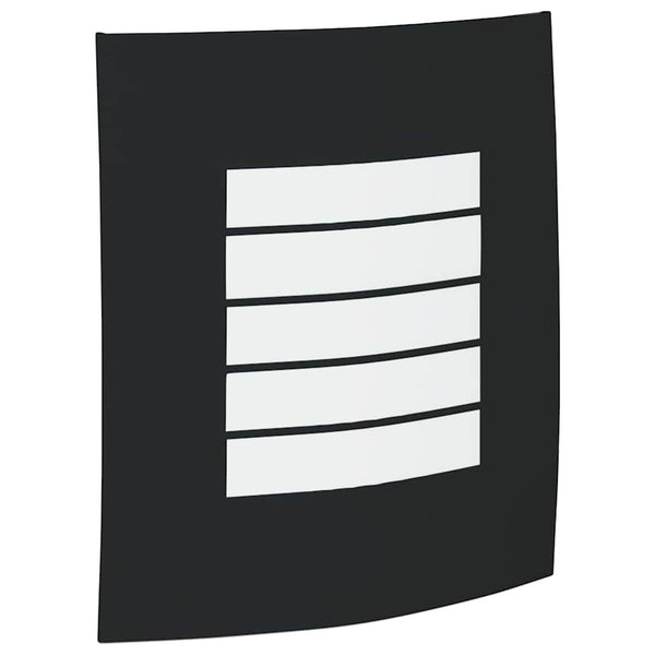 Candeeiro de parede exterior 2 pcs Preto 23,5 x 10,5 x 26 cm