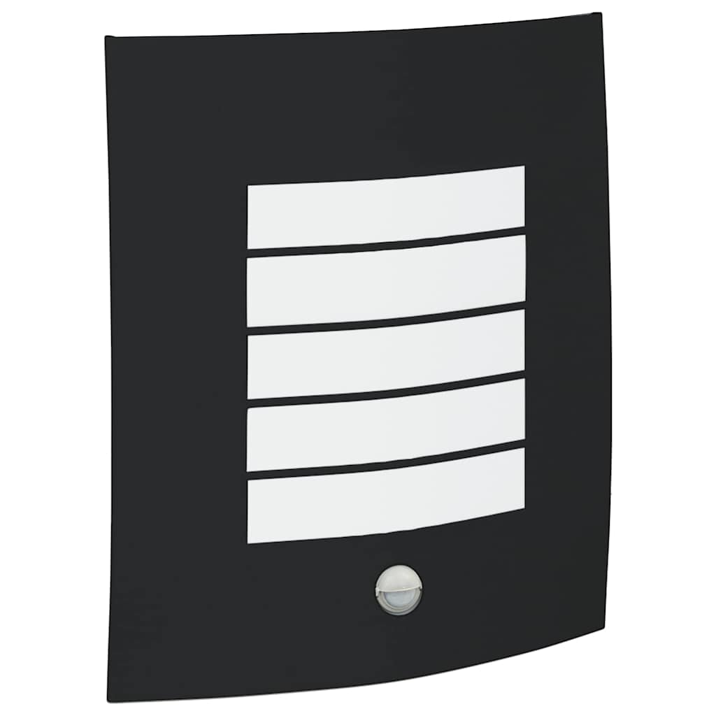 Candeeiro de parede exterior 2 pcs Preto 23,5 x 10,5 x 26 cm