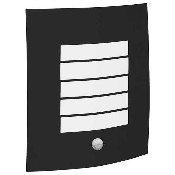 Candeeiro de parede exterior 2 pcs Preto 23,5 x 10,5 x 26 cm