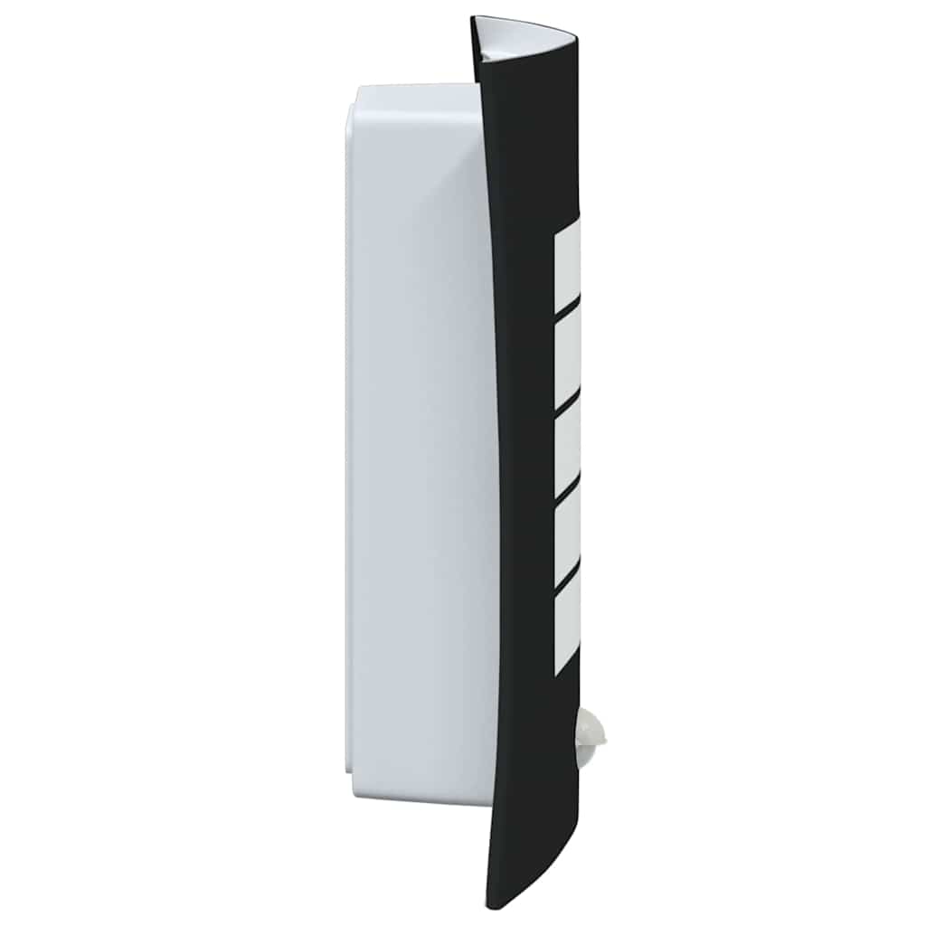 Candeeiro de parede exterior 2 pcs Preto 23,5 x 10,5 x 26 cm