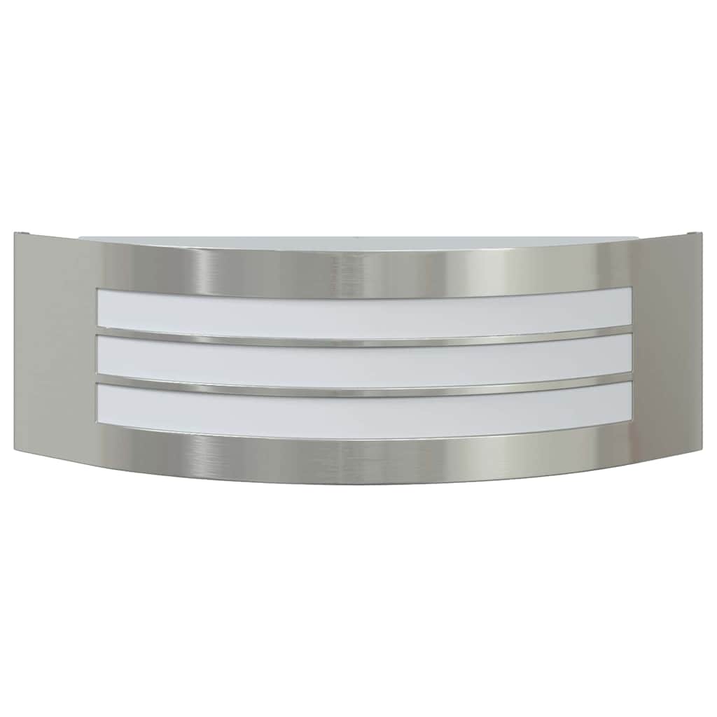 Candeeiro de parede exterior Prateado 32 x 10 x 10 cm
