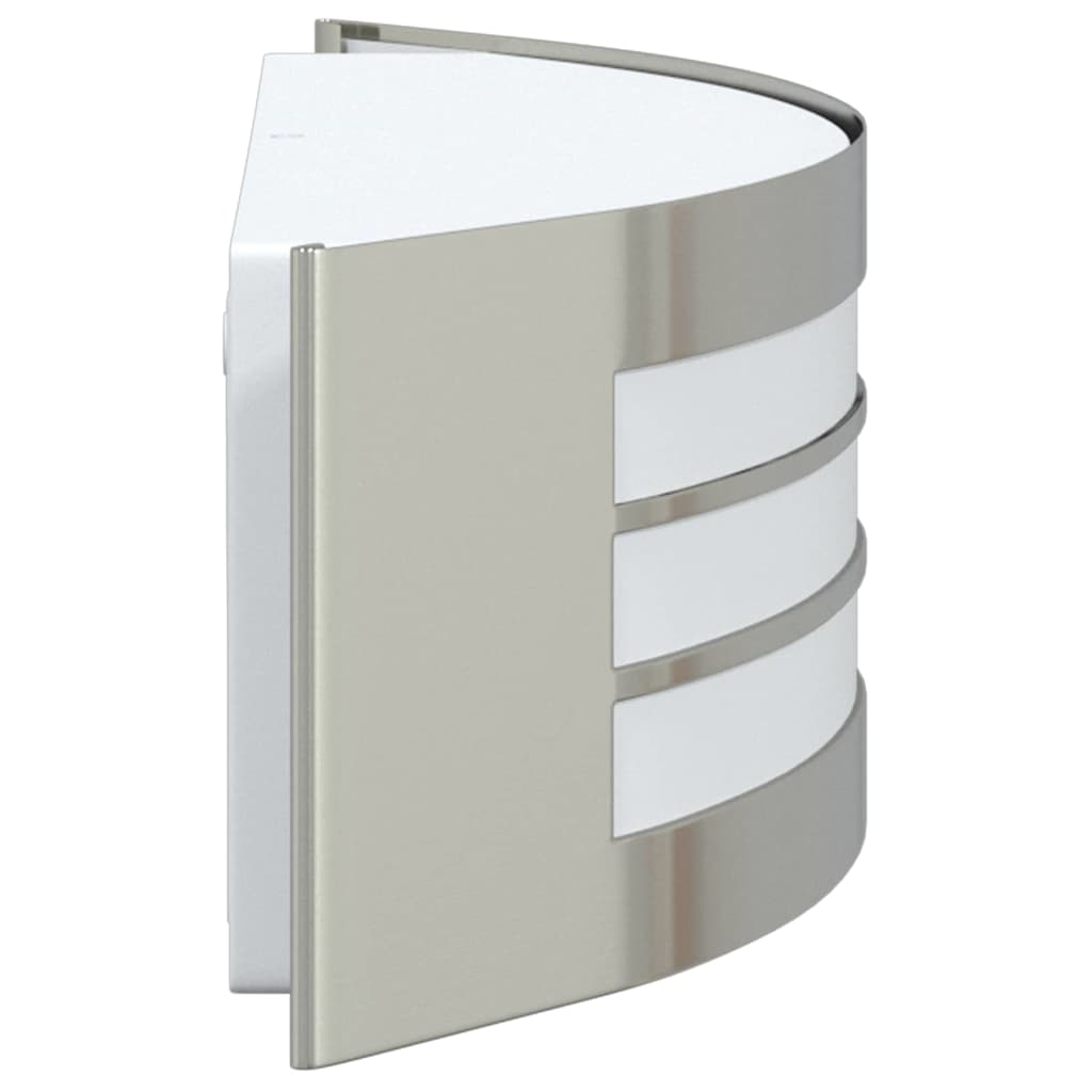 Candeeiro de parede exterior Prateado 32 x 10 x 10 cm
