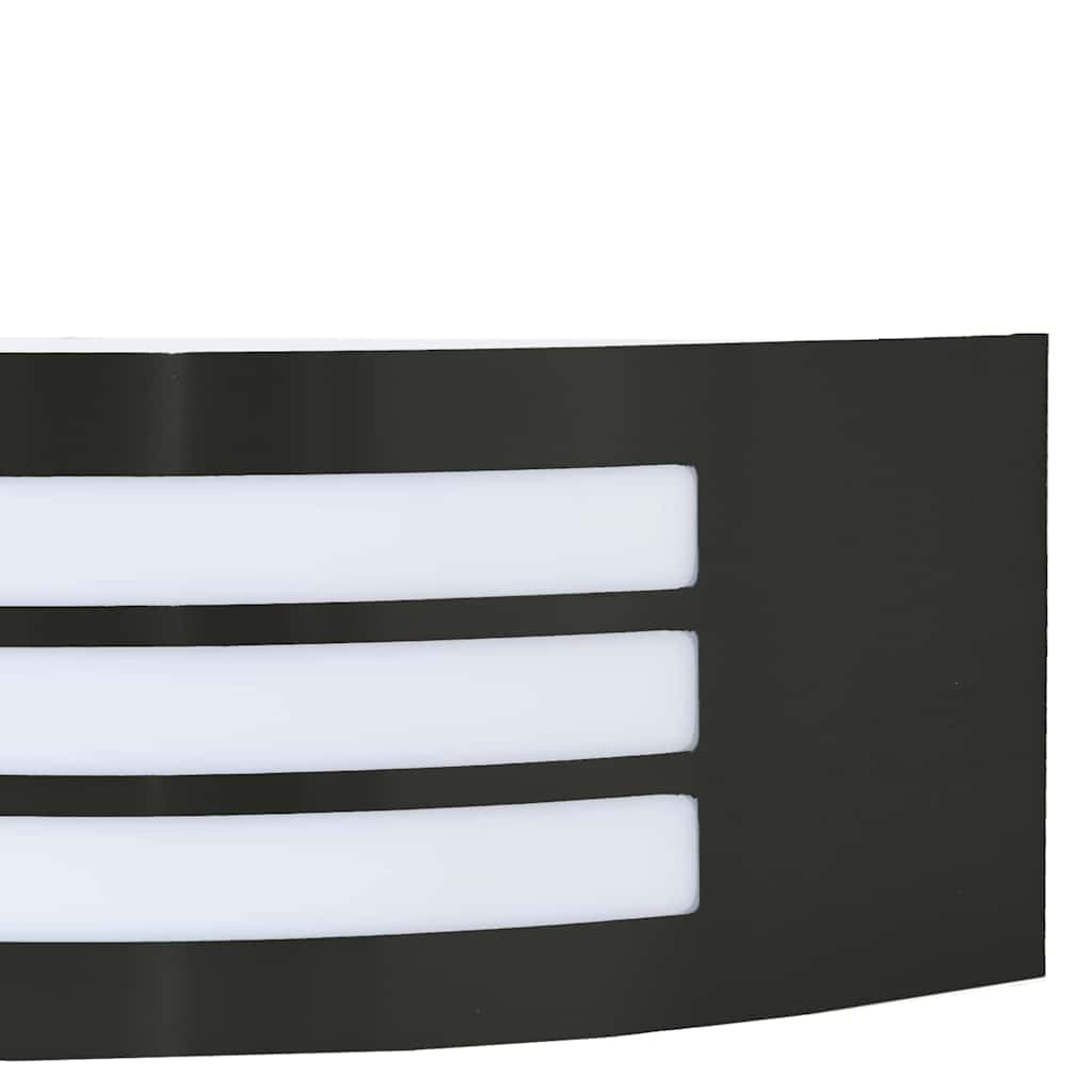 Candeeiro de parede exterior Preto 32 x 10 x 10 cm