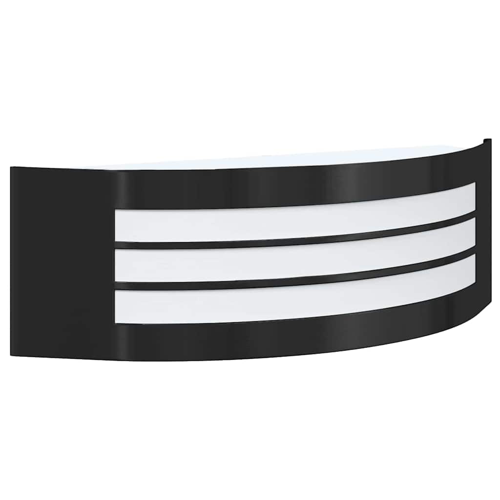 Candeeiro de parede exterior Preto 32 x 10 x 10 cm