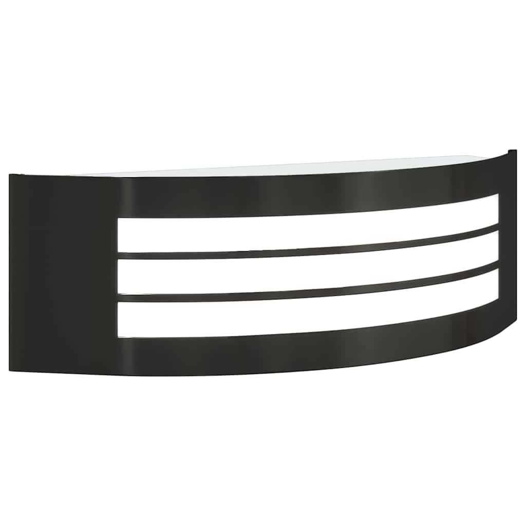 Candeeiro de parede exterior Preto 32 x 10 x 10 cm