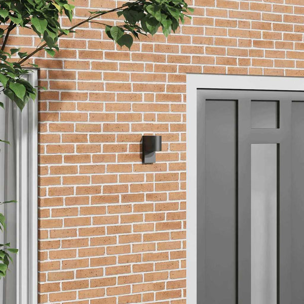 Candeeiro de parede exterior Preto 12 x 7 x 15 cm