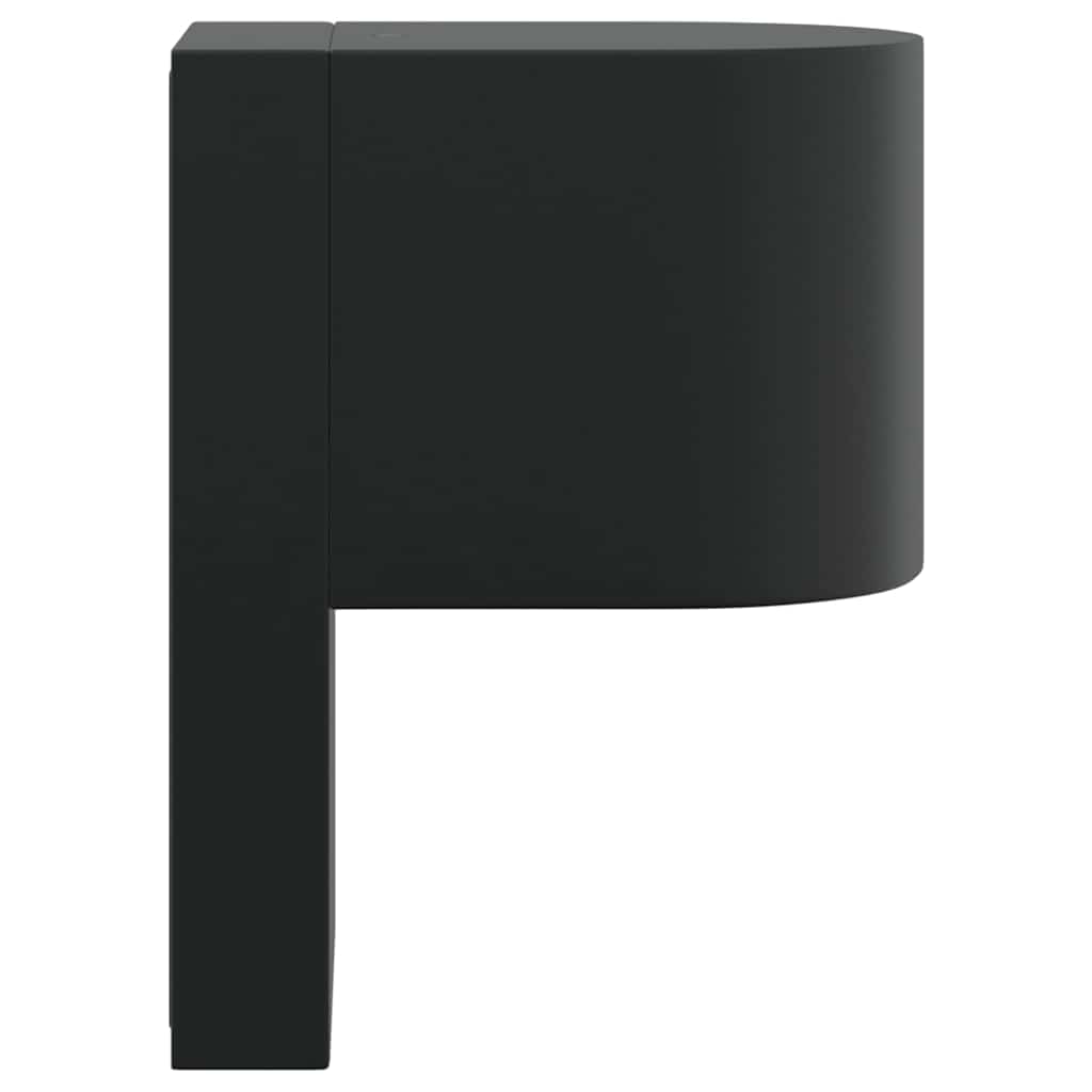 Candeeiro de parede exterior Preto 12 x 7 x 15 cm