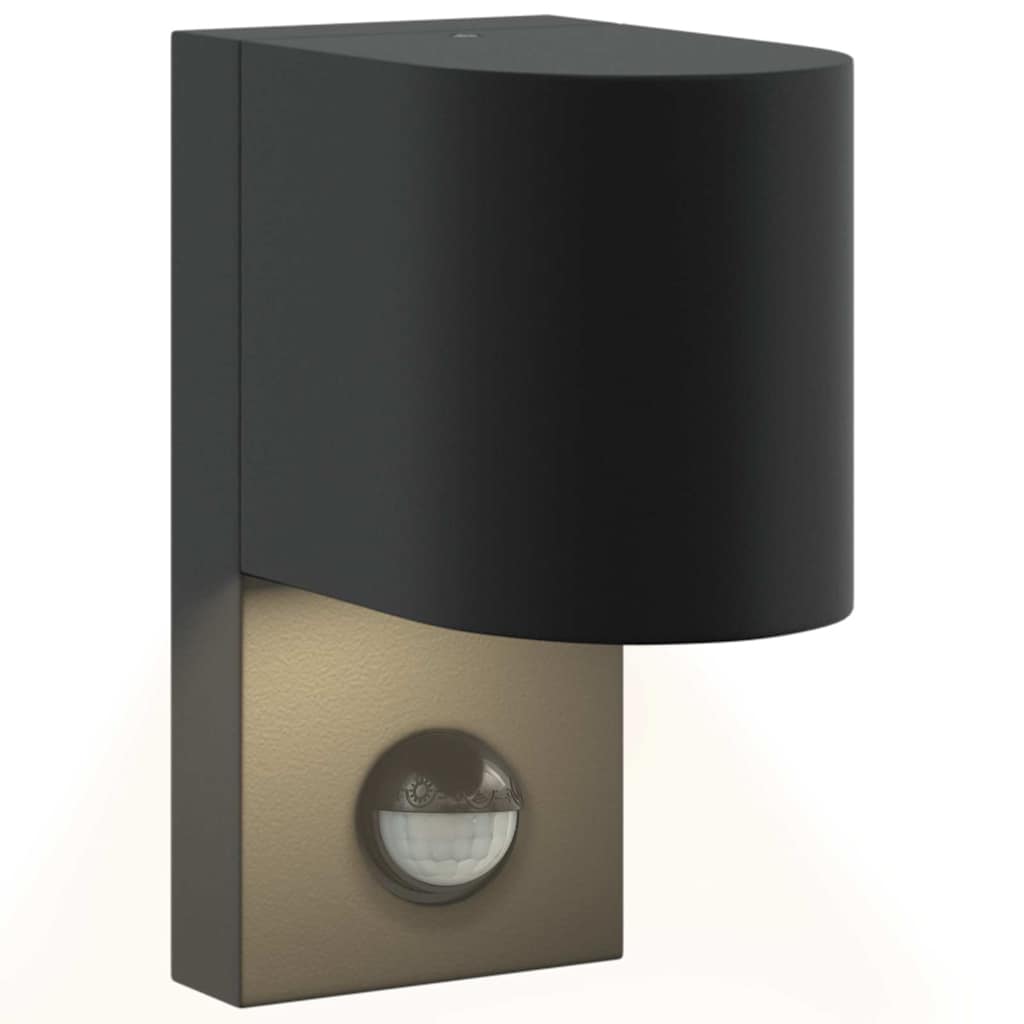 Candeeiro de parede exterior Preto 12 x 7 x 15 cm