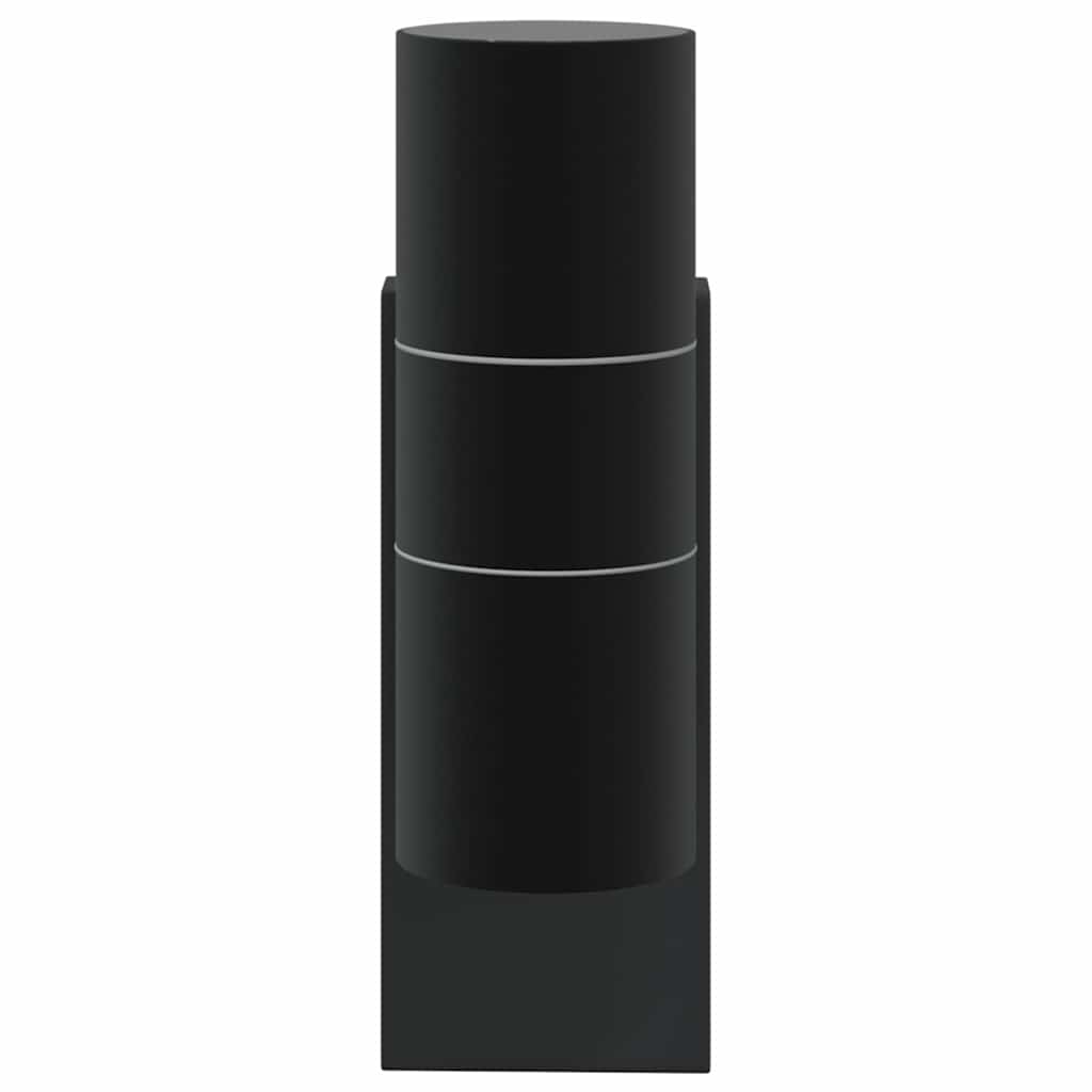 Candeeiro de parede exterior Preto 7 x 10 x 22 cm