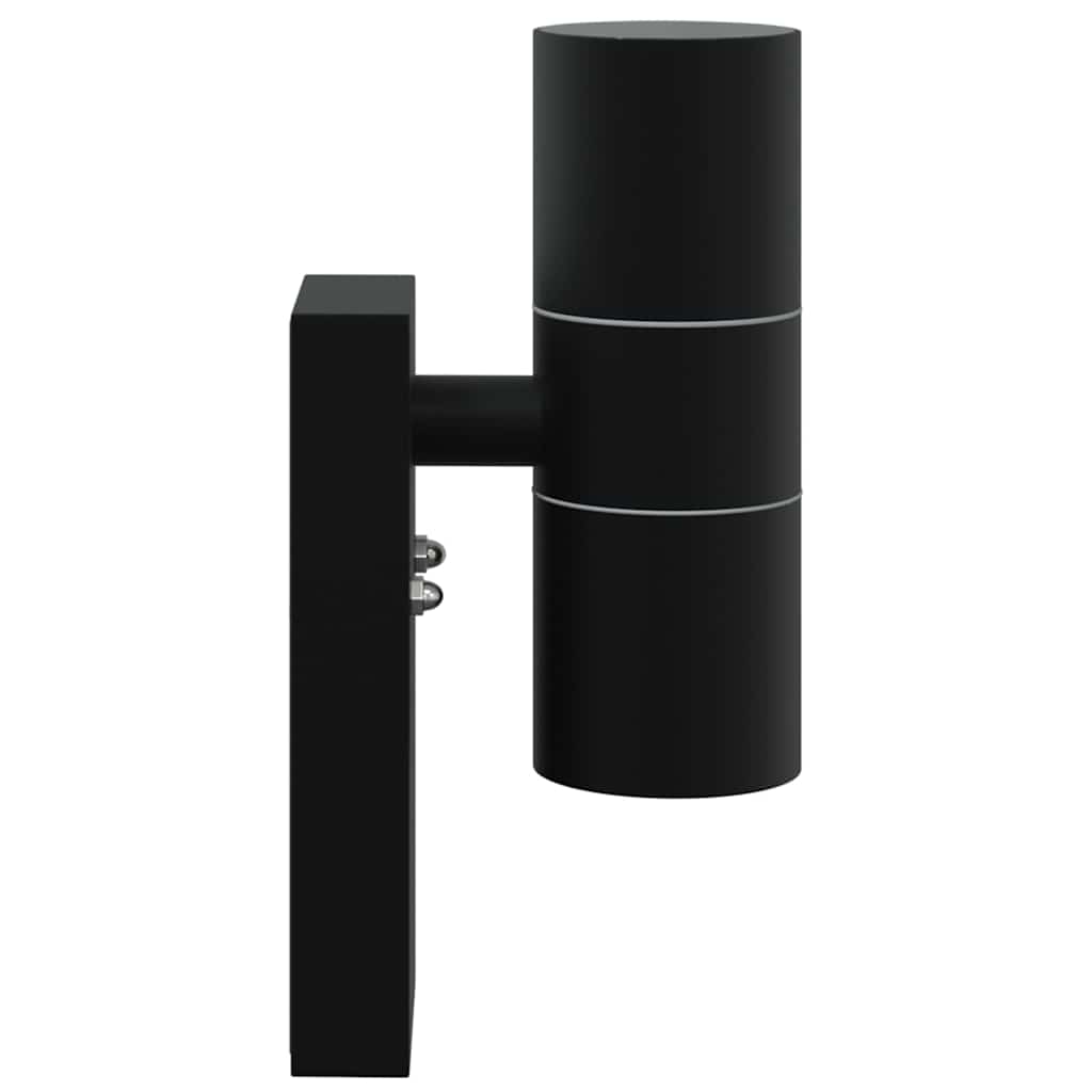 Candeeiro de parede exterior Preto 7 x 10 x 22 cm