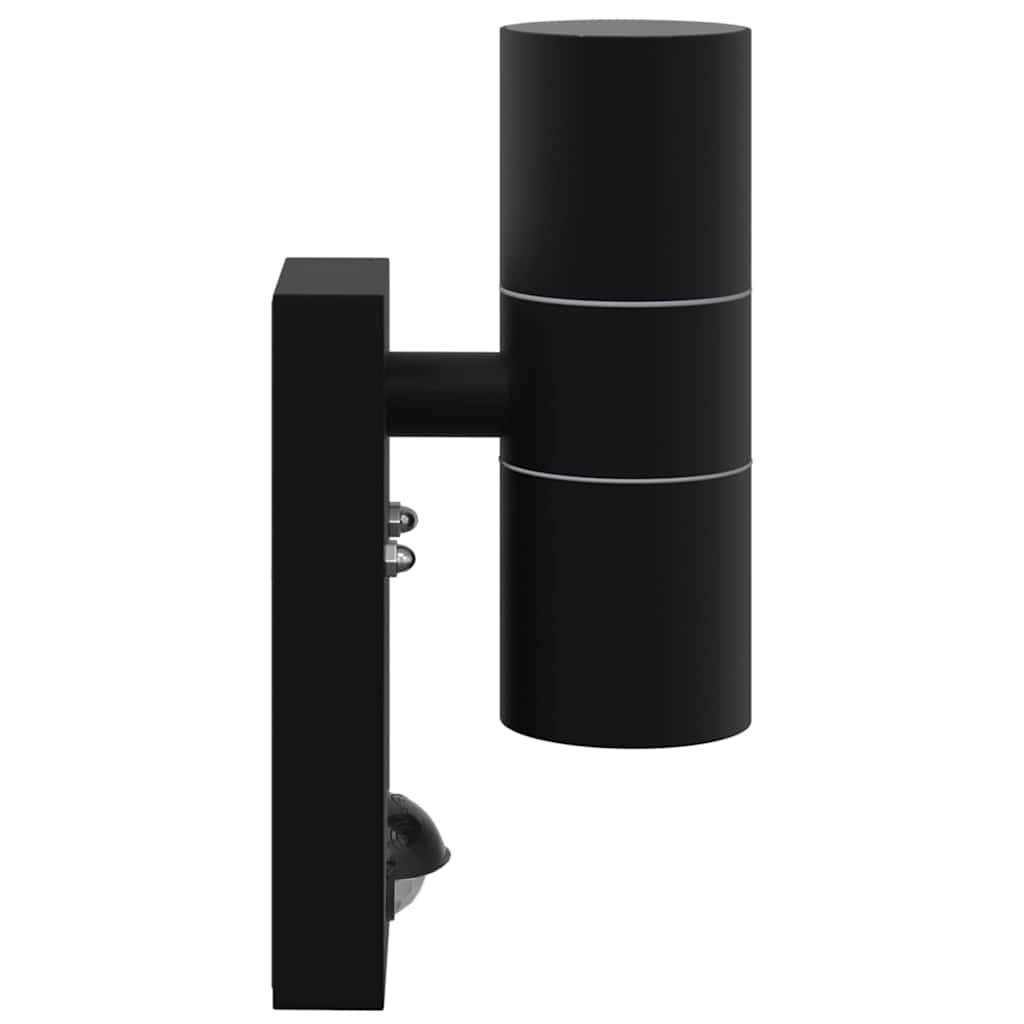 Candeeiro de parede exterior Preto 7 x 10 x 22 cm
