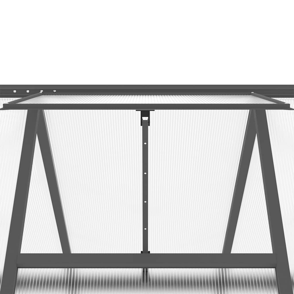 Estufa com estrutura base 224x169x202 cm alumínio antracite