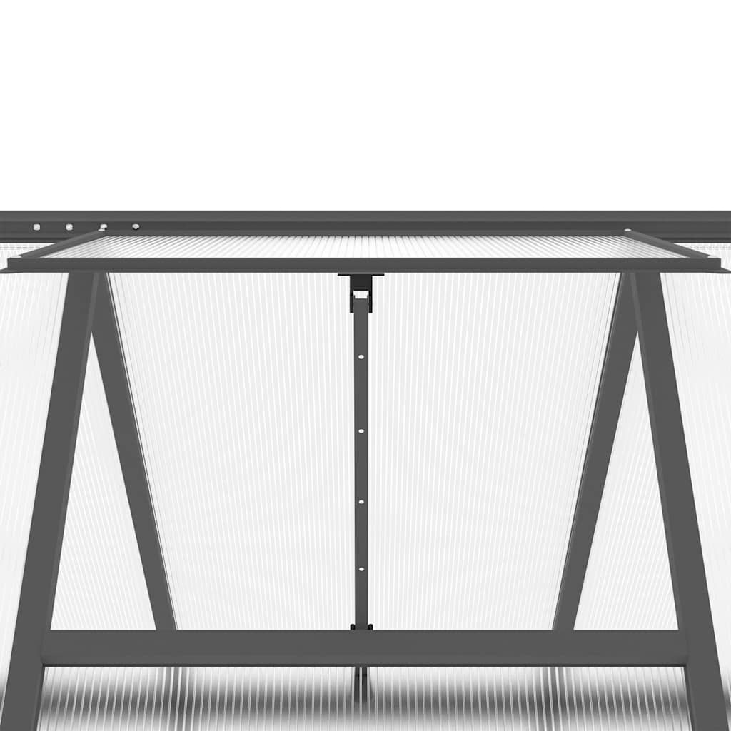 Estufa com estrutura base 445x169x195 cm alumínio antracite