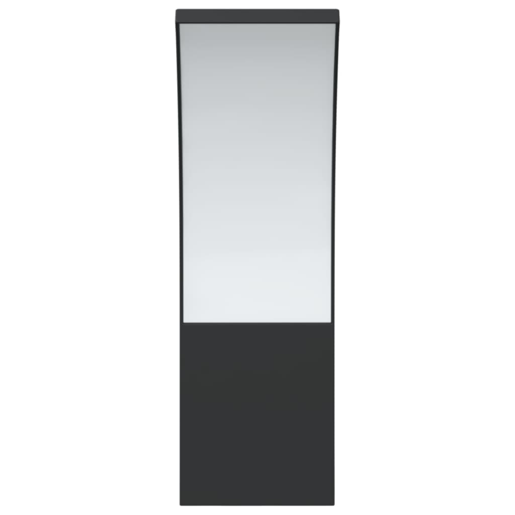 Candeeiros parede LED p/ exterior 2 pcs alumínio fundido preto