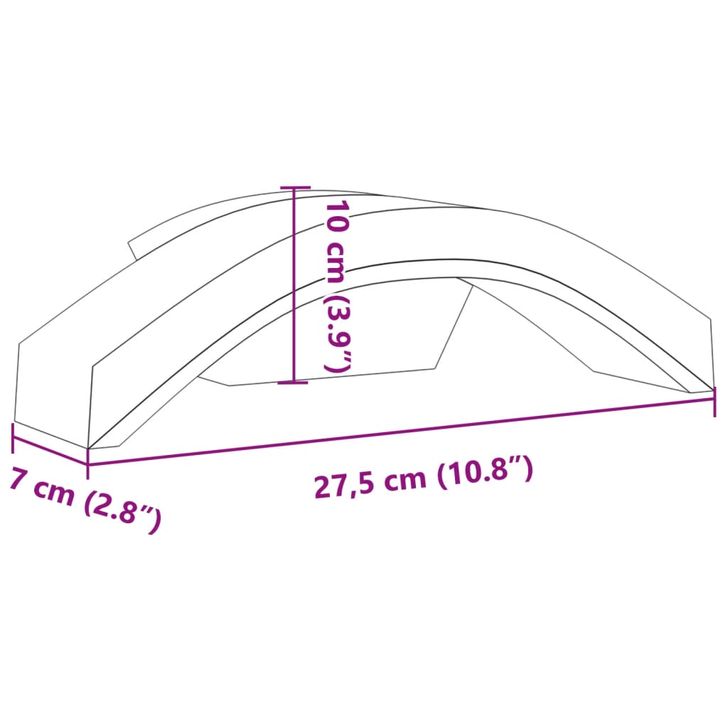Candeeiros parede LED p/ exterior 2 pcs alumínio fundido branco