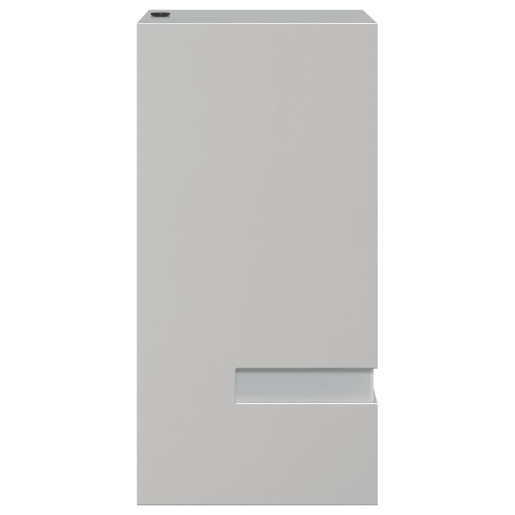 Candeeiro de parede para exterior aço inoxidável prateado