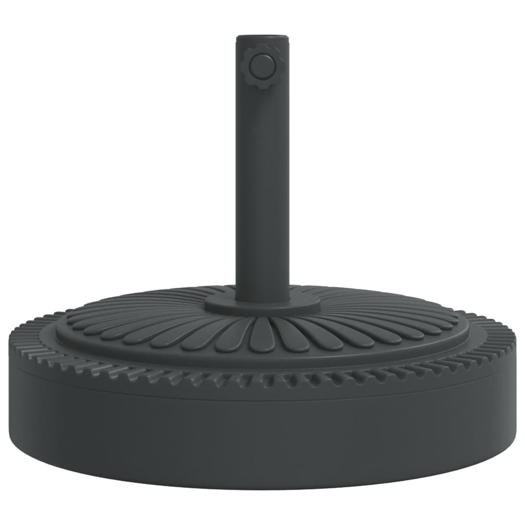 Base de guarda-sol para postes de Ø38/48 mm 25 kg redondo