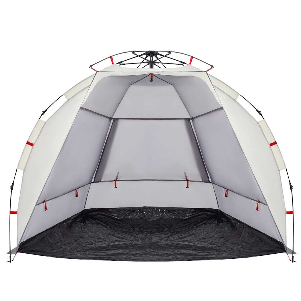 Tenda praia 2 pessoas libertação rápida impermeável cinzento