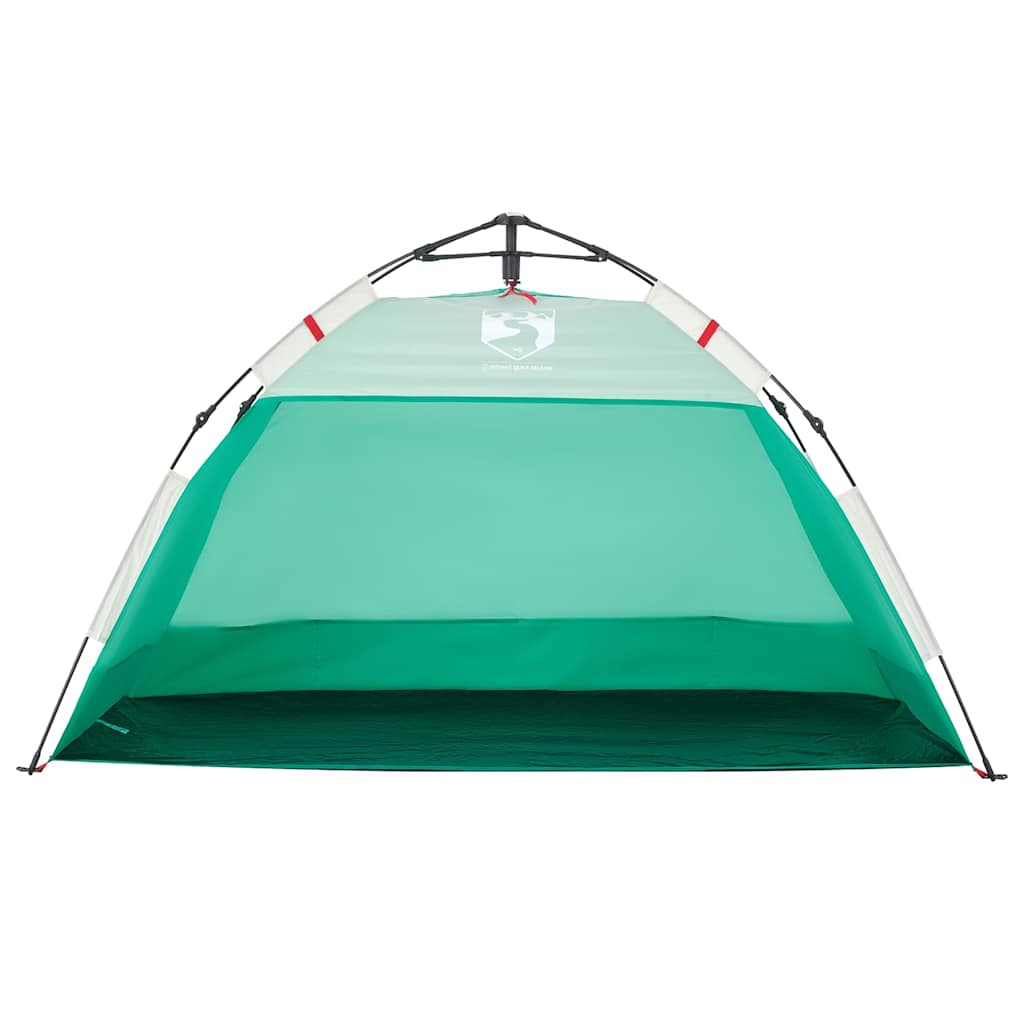 Tenda praia 2 pessoas libertação rápida impermeável verde mar