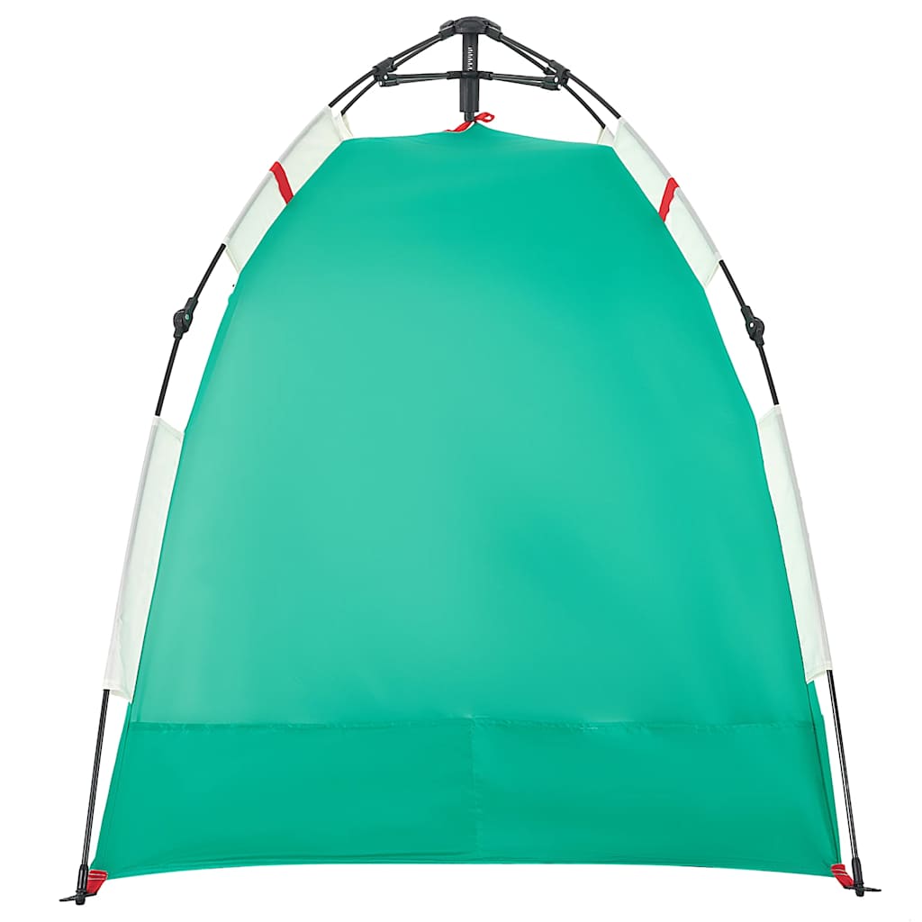 Tenda praia 2 pessoas libertação rápida impermeável verde mar