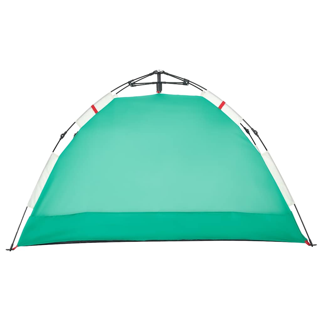 Tenda praia 2 pessoas libertação rápida impermeável verde mar