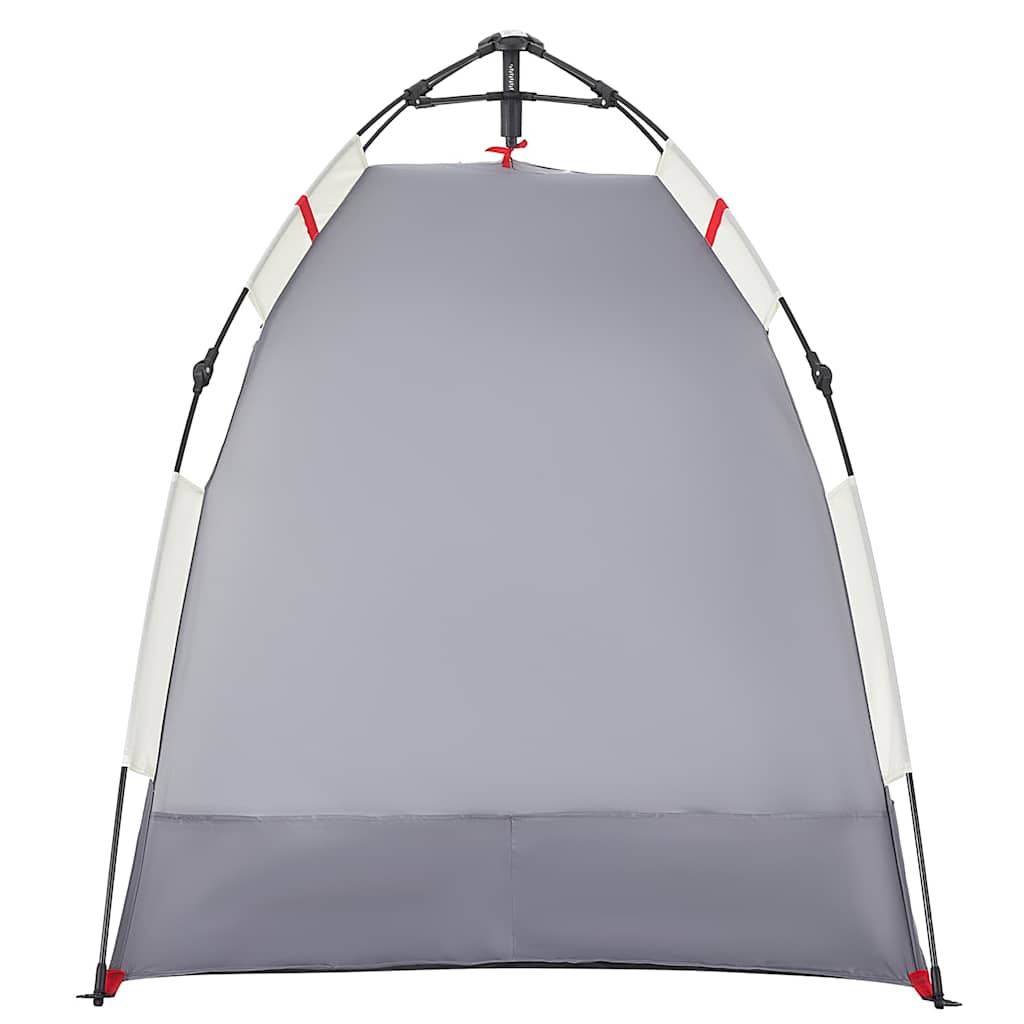 Tenda praia 2 pessoas libertação rápida impermeável cinzento