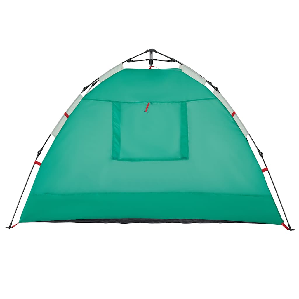 Tenda praia 2 pessoas libertação rápida impermeável verde mar
