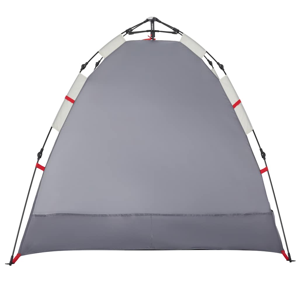 Tenda praia 2 pessoas libertação rápida impermeável cinzento