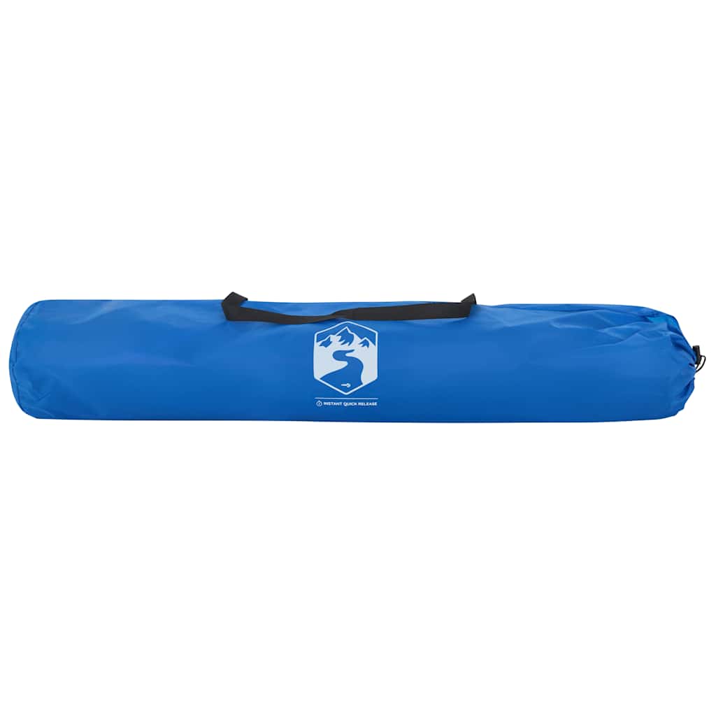 Tenda praia 2 pessoas libertação rápida impermeável azul ciano