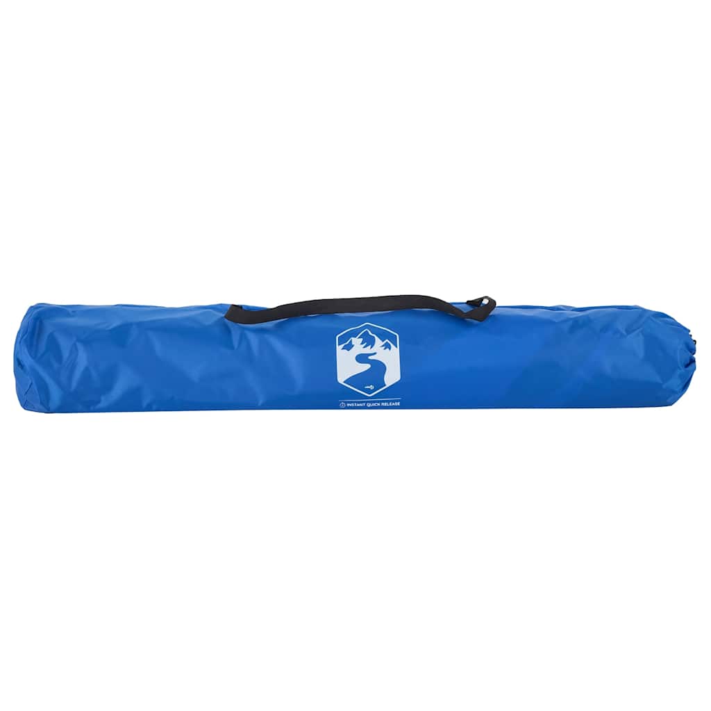 Tenda praia 2 pessoas libertação rápida impermeável azul ciano