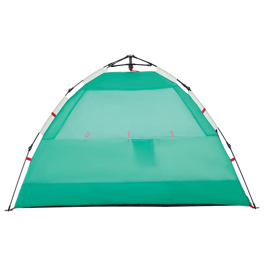 Tenda praia 2 pessoas libertação rápida impermeável verde mar