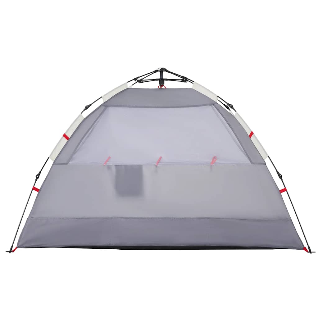 Tenda praia 2 pessoas libertação rápida impermeável cinzento