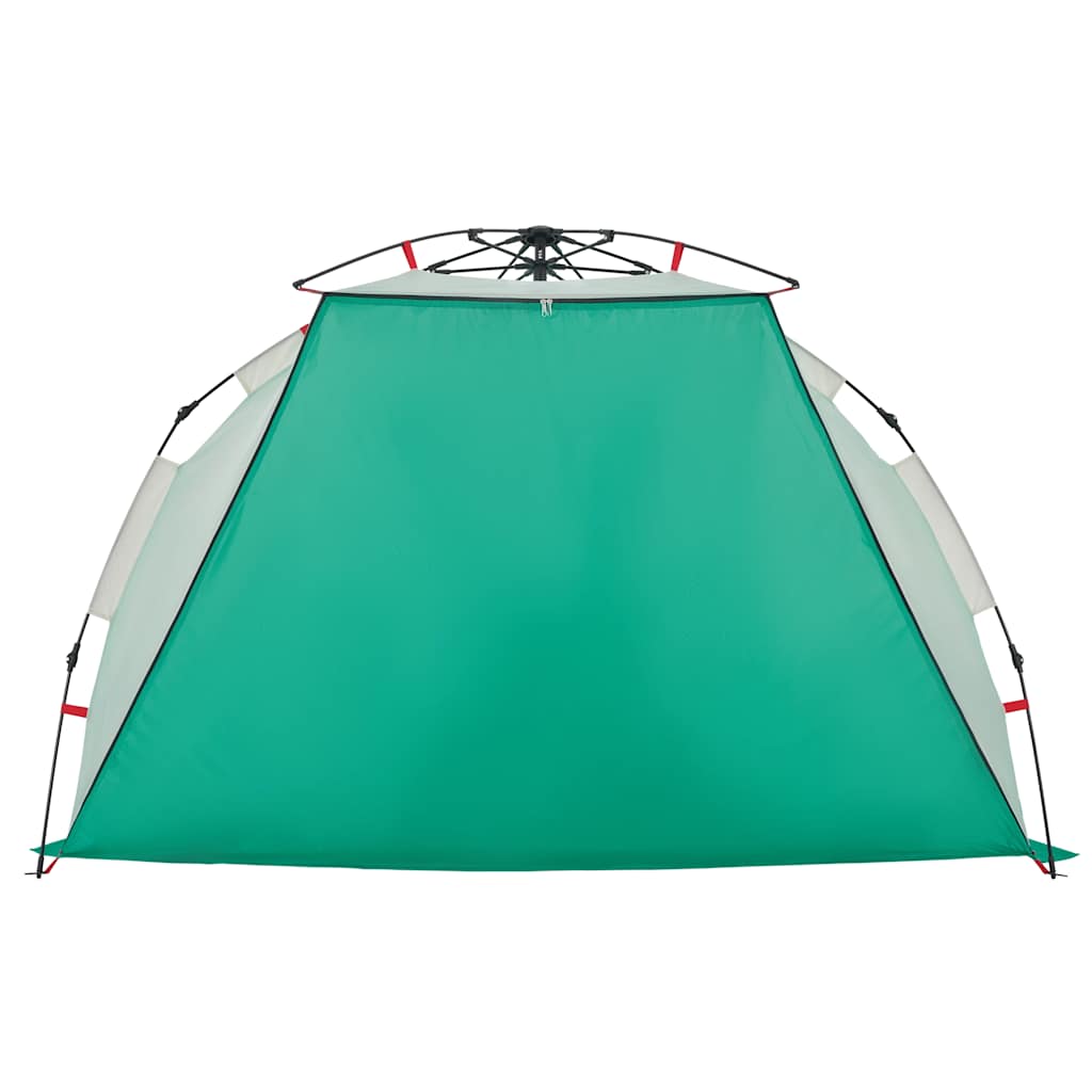 Tenda praia 2 pessoas libertação rápida impermeável verde mar
