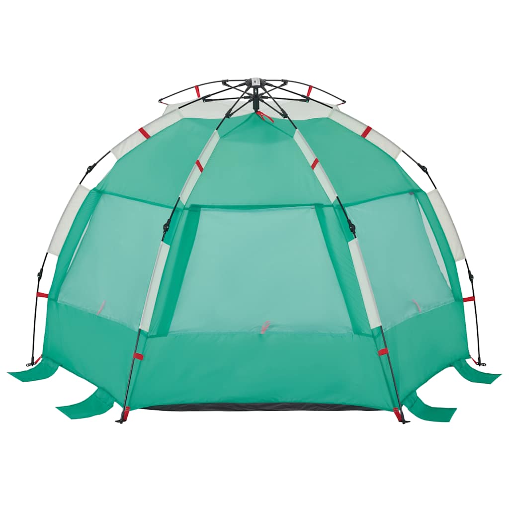 Tenda praia 2 pessoas libertação rápida impermeável verde mar