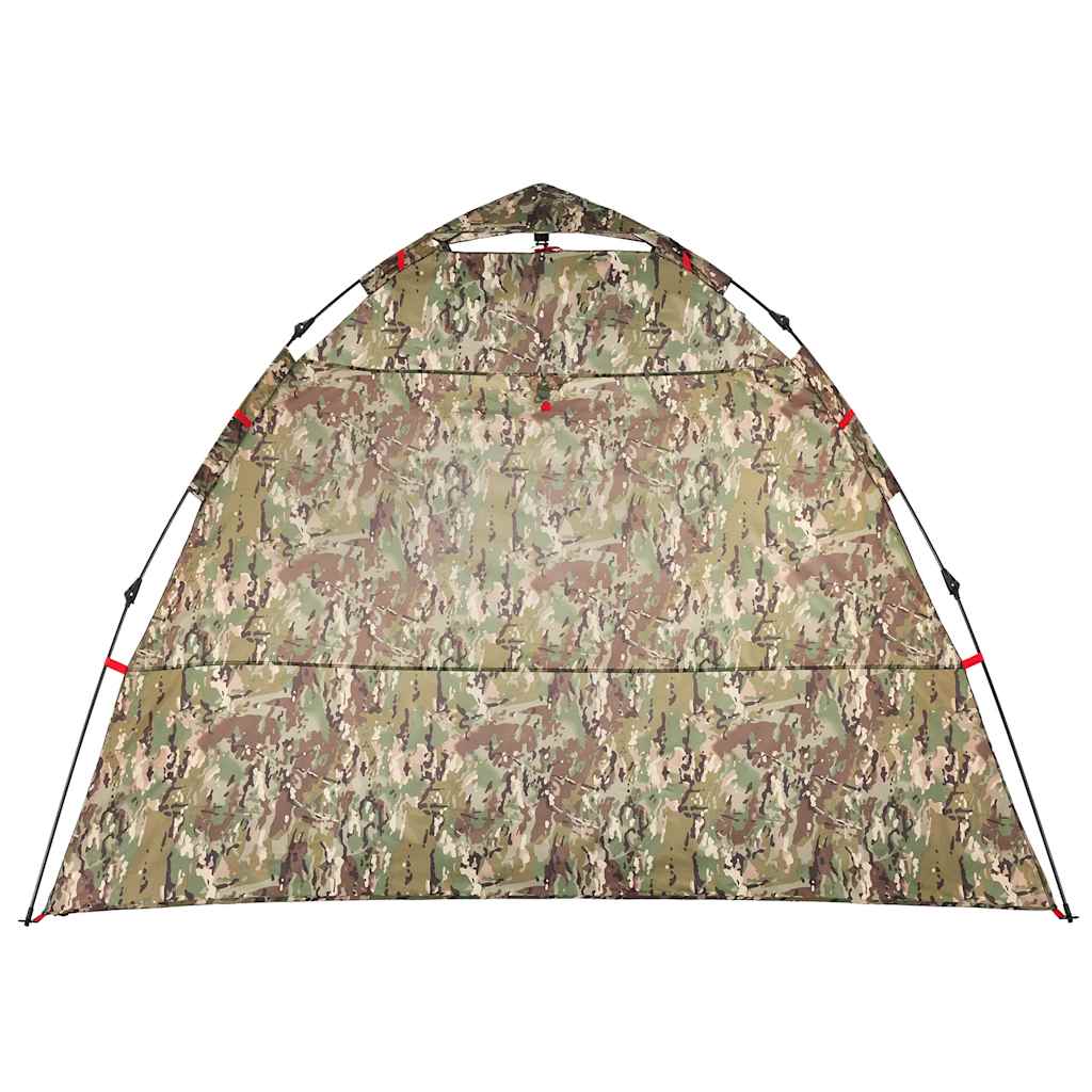 Tenda de campismo para 4 pessoas libertação rápida camuflagem