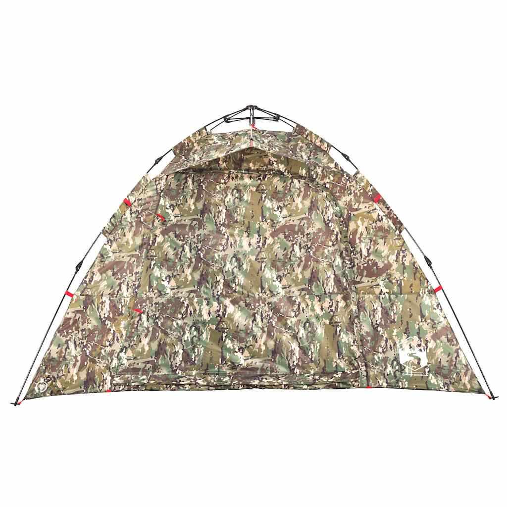 Tenda de campismo para 4 pessoas libertação rápida camuflagem