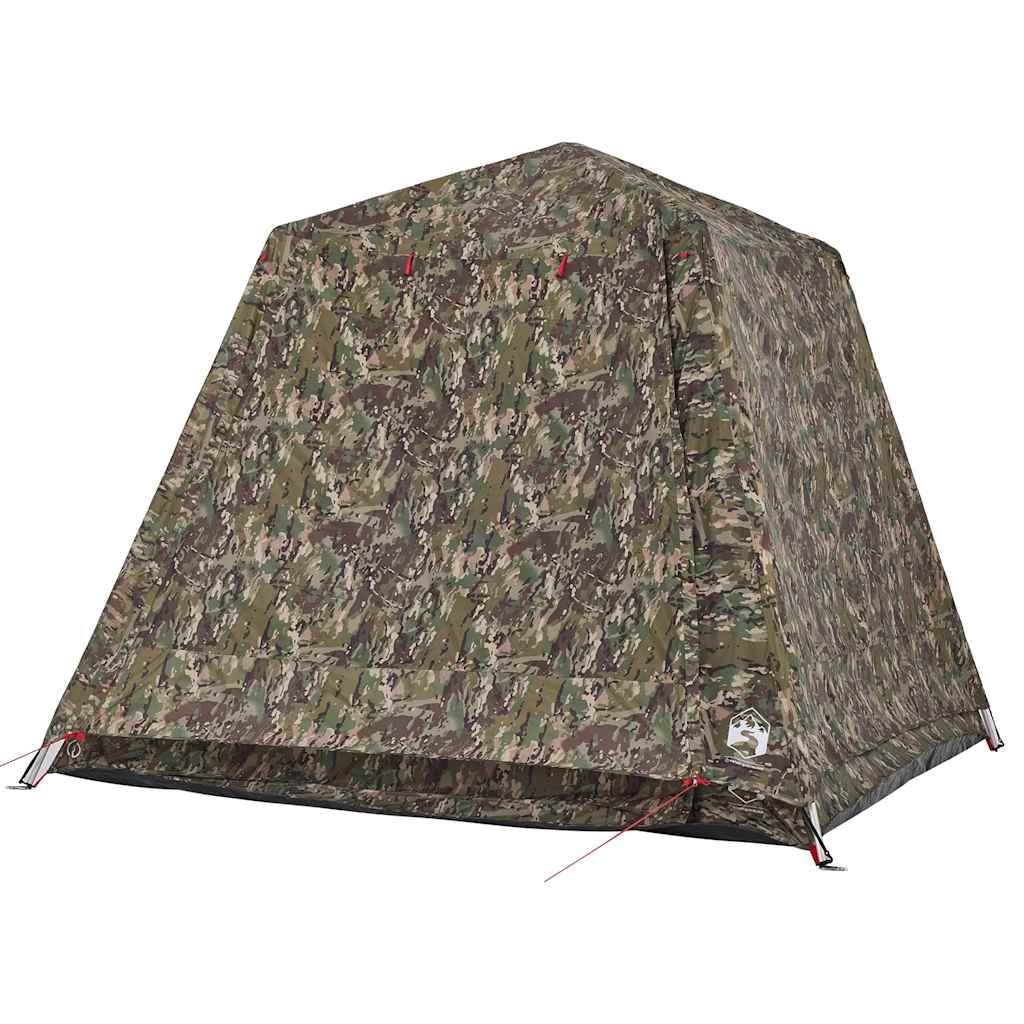 Tenda de campismo para 4 pessoas libertação rápida camuflagem