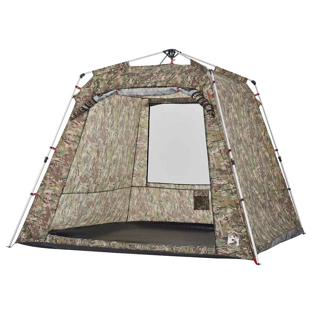 Tenda de campismo para 4 pessoas libertação rápida camuflagem