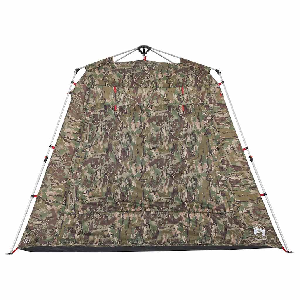 Tenda de campismo para 4 pessoas libertação rápida camuflagem