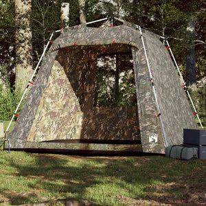 Tenda de campismo para 4 pessoas libertação rápida camuflagem