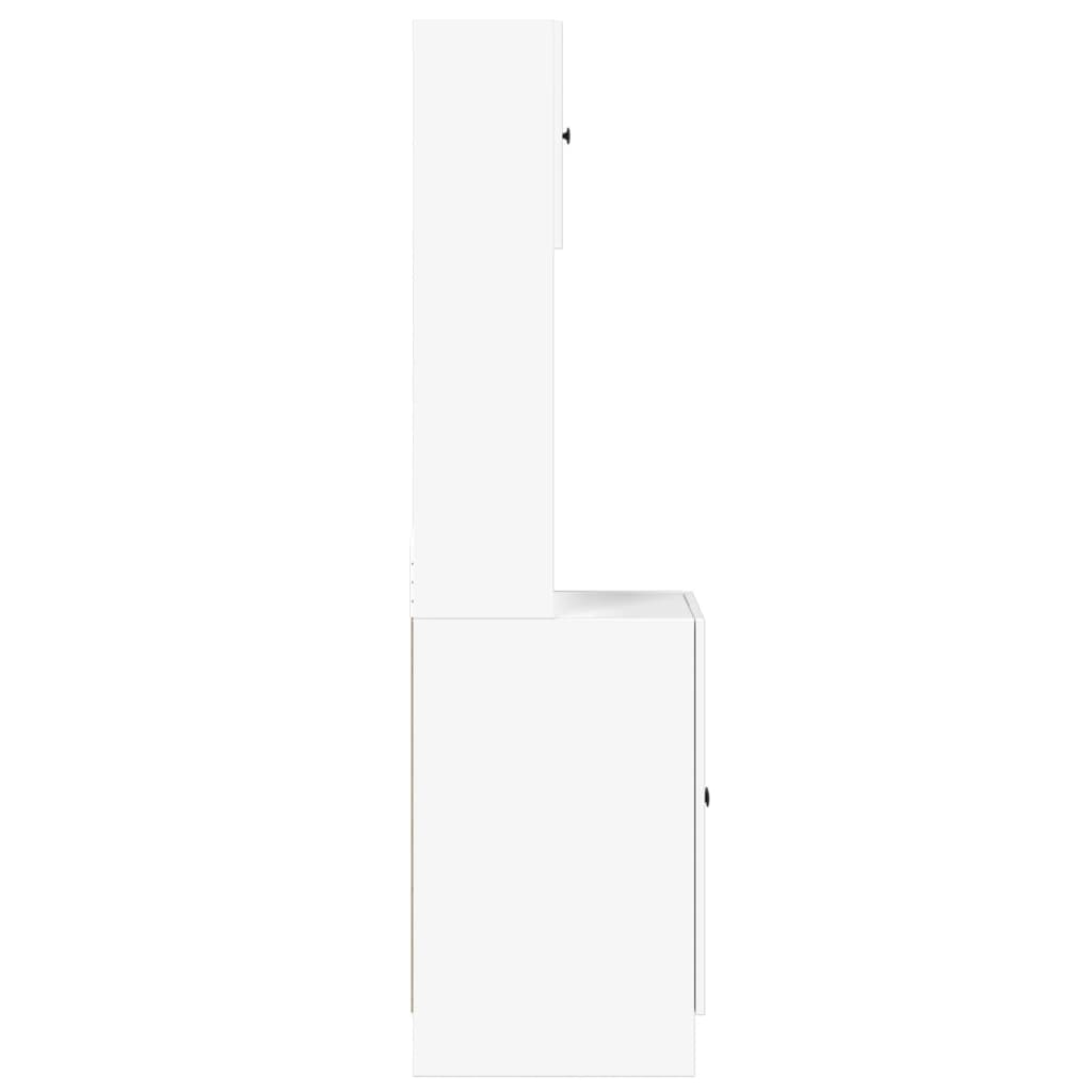 Armário de cozinha 60x50x180 cm derivados de madeira branco