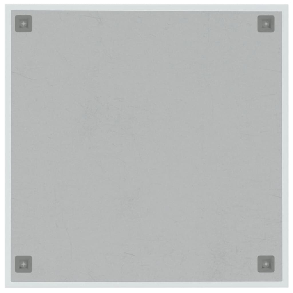 Quadro magnético de parede 60x60 cm vidro temperado branco