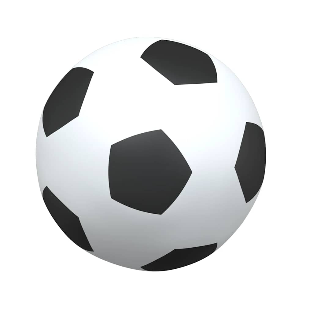Baliza futebol infantil 2 pcs c/ bola 64x35x48 cm metal branco