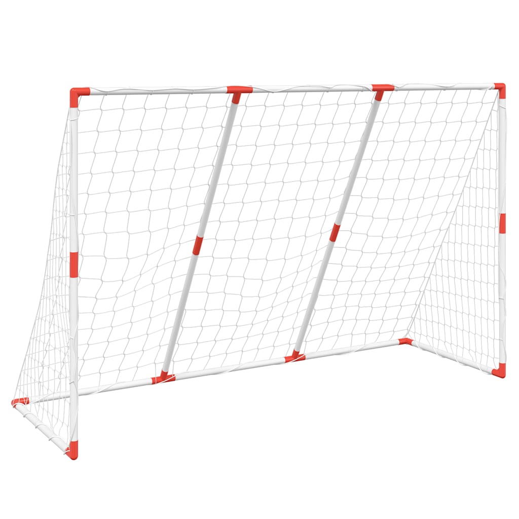 Baliza futebol infantil c/ bolas 2 em 1 184x64x124 branco