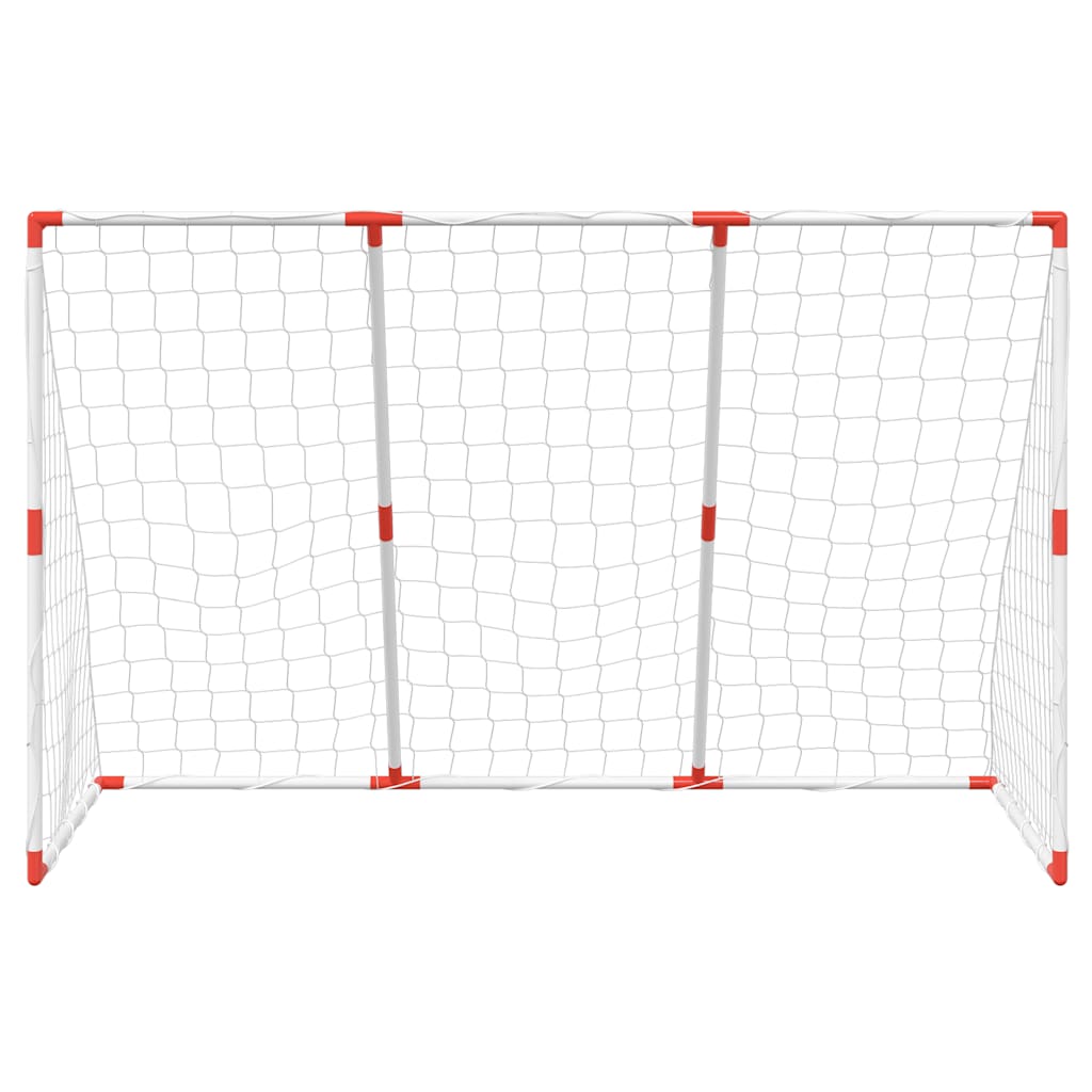 Baliza futebol infantil c/ bolas 2 em 1 184x64x124 branco