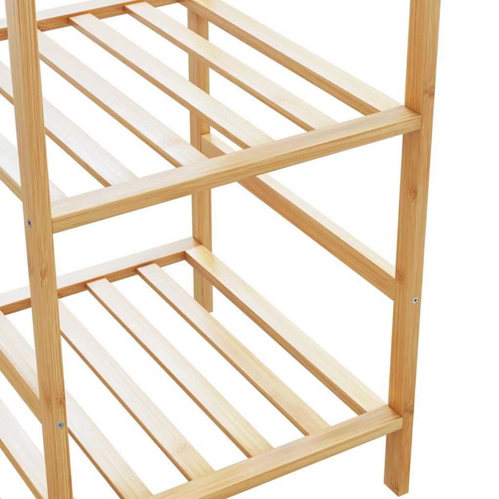 Roupeiro com prateleiras 100x50x184,5 cm bambu